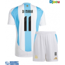 Argentina Angel Di Maria #11 Domaci Dres za djecu Copa America 2024 Kratak Rukav (+ Kratke hlače)